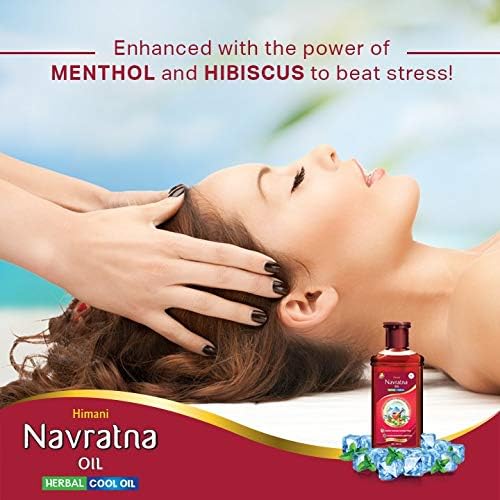 Emami / Himani Navratna Ayurvedic Herbal Hair Oil 500ml - Multipurpose Cooling Formula