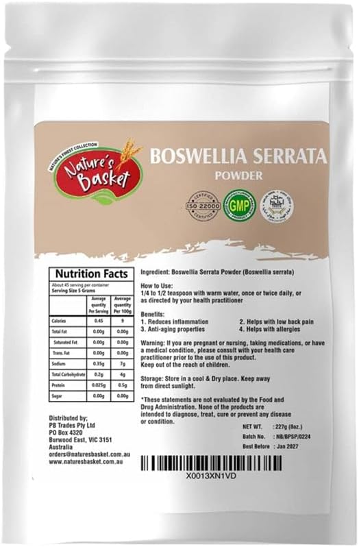 Nature's Basket Boswellia Serrata Powder - 227 Grams