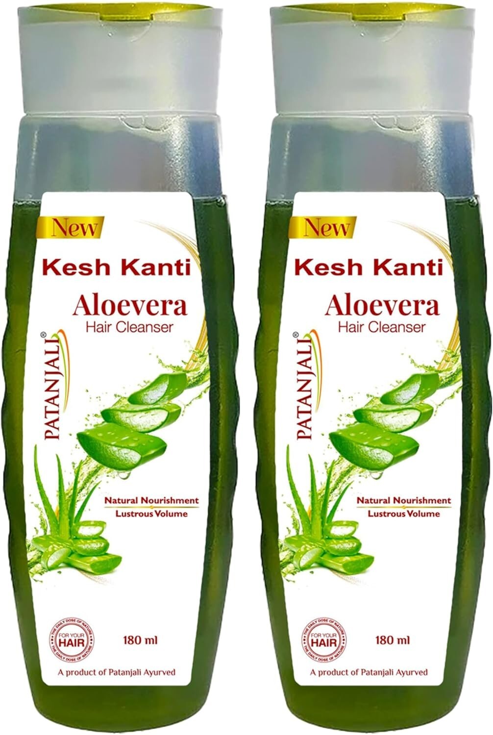 2 x Patanjali Kesh Kanti Aloe Vera Hair Cleanser 200ml (6.76 oz)  Free Shipping