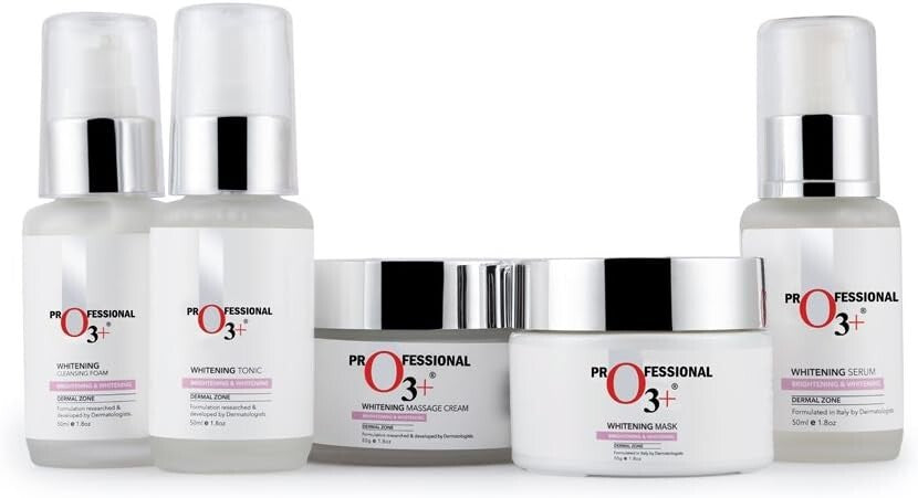 O3+ Whitening Facial Kit for Tan-Pigmented Skin (150g+100ml)  Free Shipping