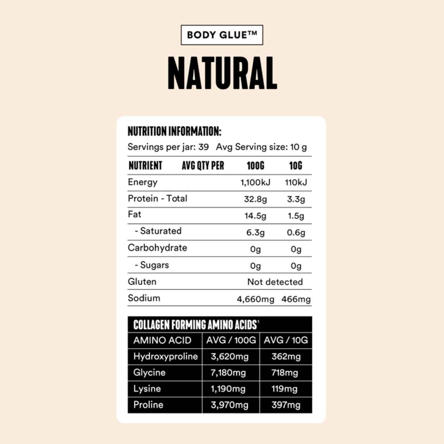 Gevity Rx Bone Broth Body Glue Natural 390g