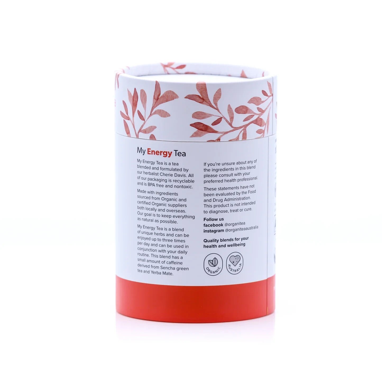 My Energy Tea 60 Grams (Approx. 30 Serves) Organic Tea Australia  Free Shipping