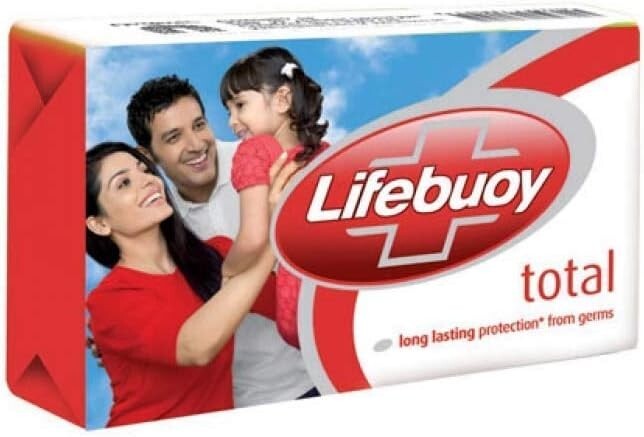 Lifebuoy Total Soap 125g (Pack of 12)  Free Shipping
