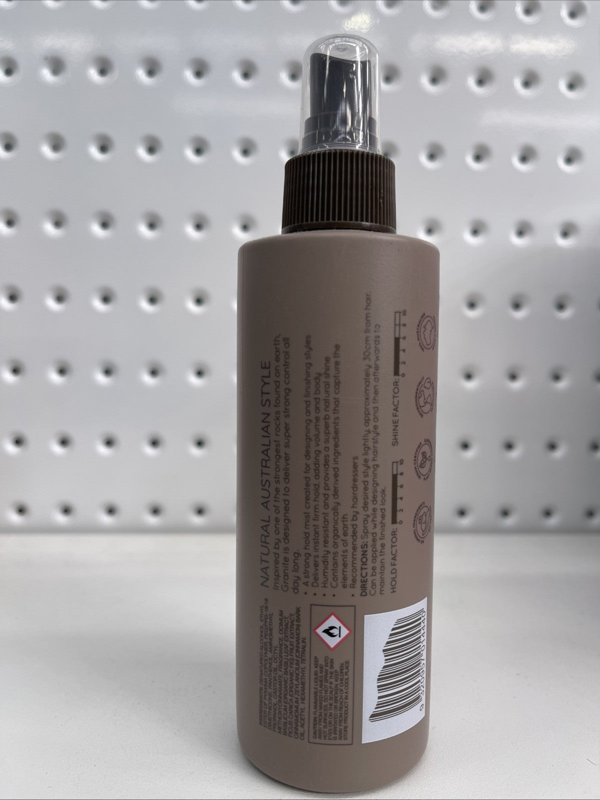 DELORENZO ELEMENTS NON AEROSOL GRANITE 200 ML DE LORENZO STRONG HAIRSPRAY