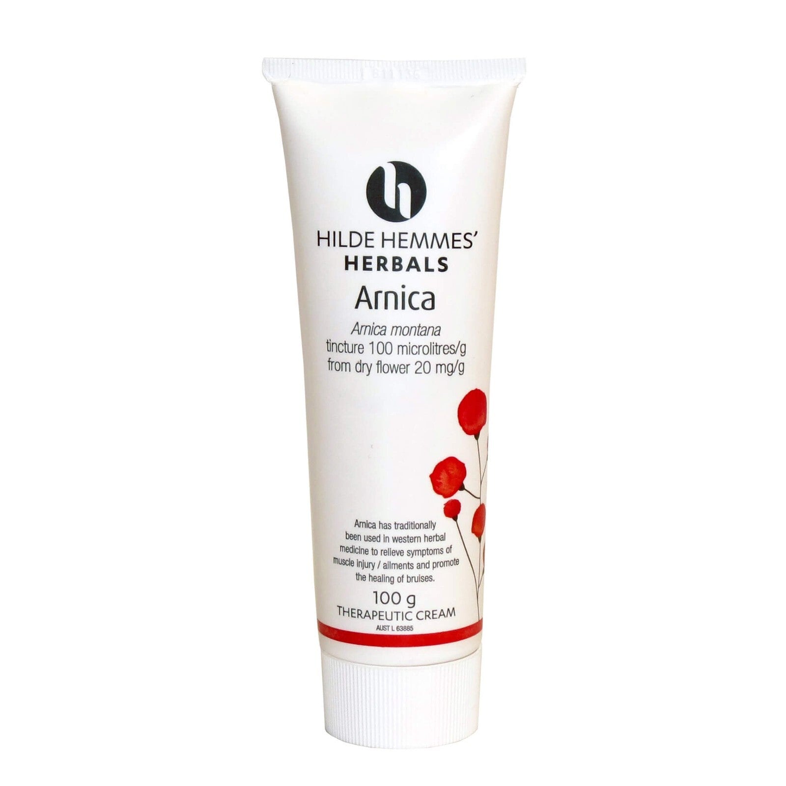 HILDE HEMMES HERBALS Arnica Cream 100g  ( Relief of Sprains & Bruises )