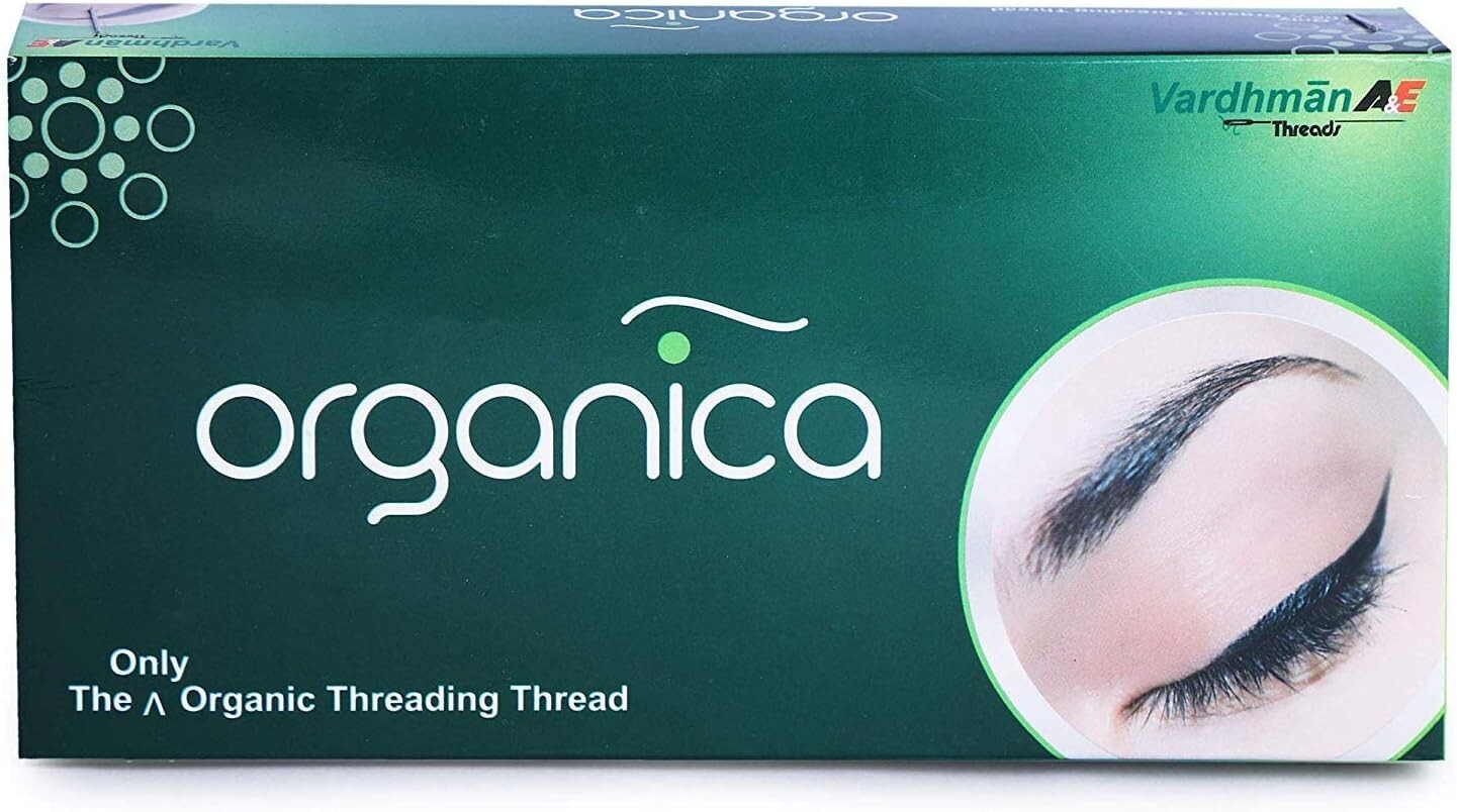 Organica Eyebrow Thread Box of 8 Spools  Free Shipping
