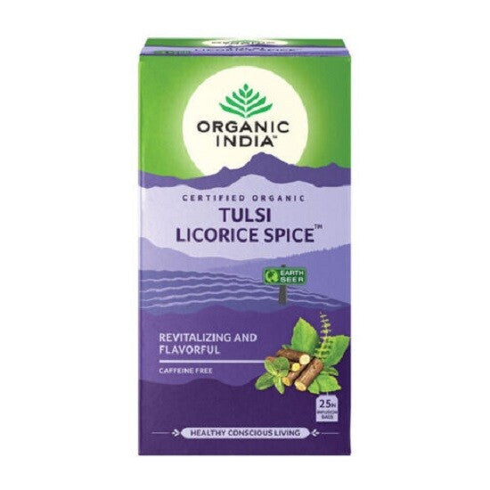 ORGANIC INDIA TEA TULSI 25 TEABAGS - CHOOSE YOUR FAVORITE FLAVOURS