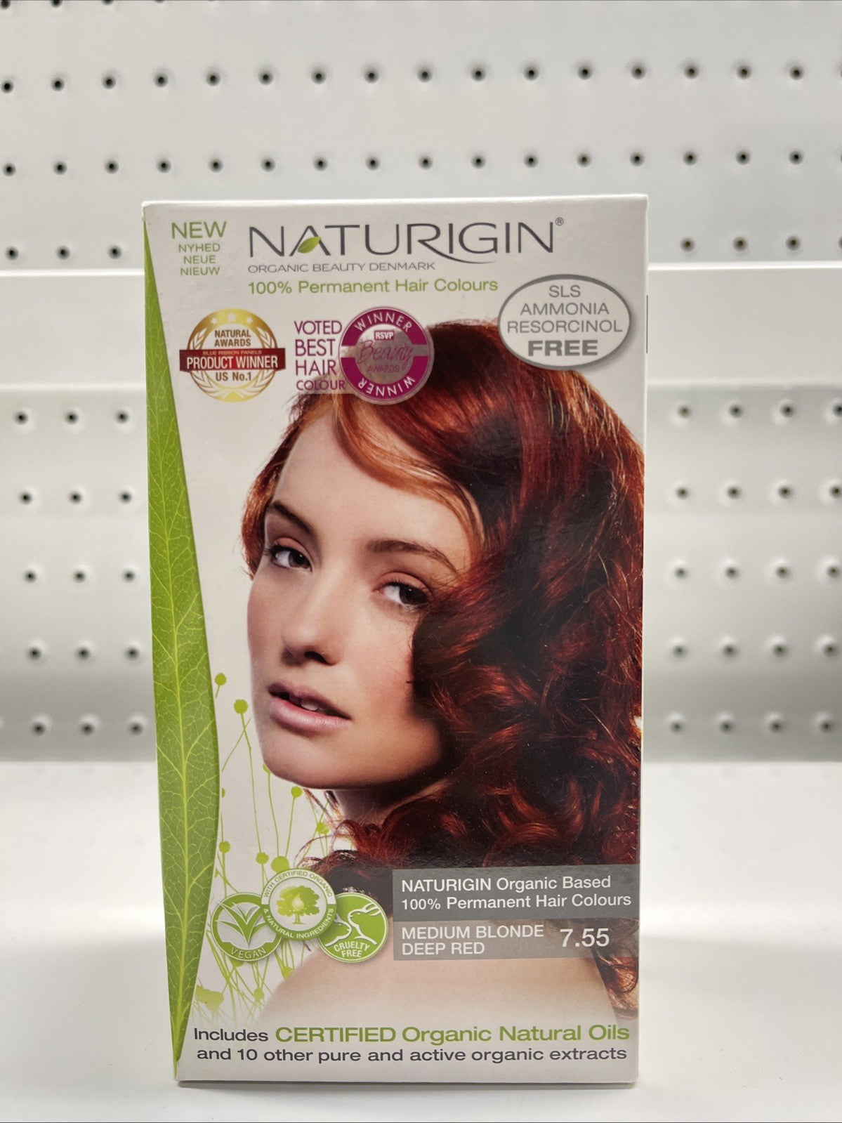 Naturigin Organic Hair Colour 7.55 Medium Blonde Deep Red