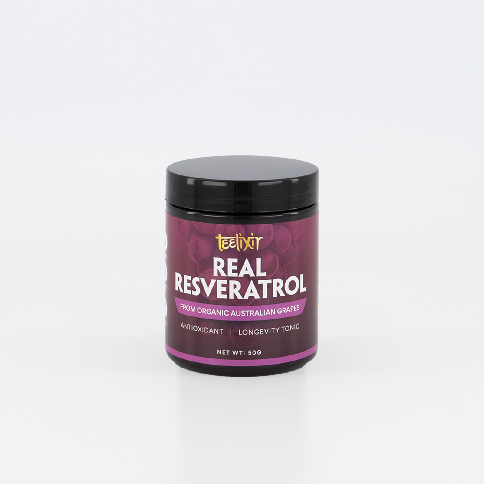 Teelixir Real Resveratrol From Organic Australian Grapes 50g Free shipping