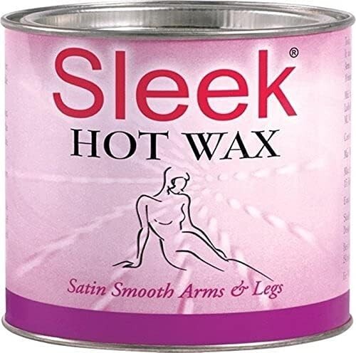 2 x 600g Bottles Sleek Hot Wax-Satin Smooth Arms & Legs-Hair Remover-Good Qualit