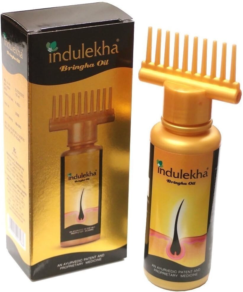 3 x Indulekha Bringha Complete Hair Care Oil 100ml (Pack of 3)