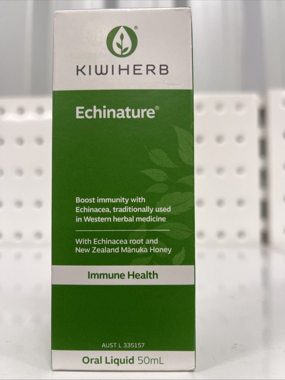 KiwiHerb Echinature 50mL Immune Support Echinacea Root & Manuka Honey