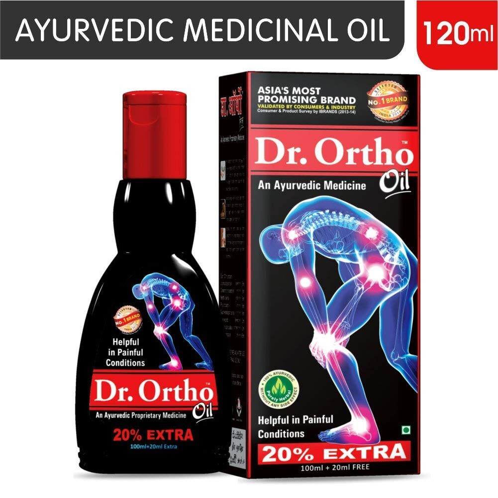 Generic Dr Ortho Pain Relief Oil, Black, 120 ml  Free Shipping