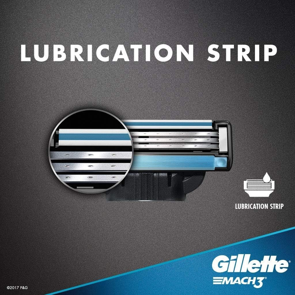 Gillette Mach3 Men's Razors / Blades Refill Cartridges, 4 Pack  Free Shipping