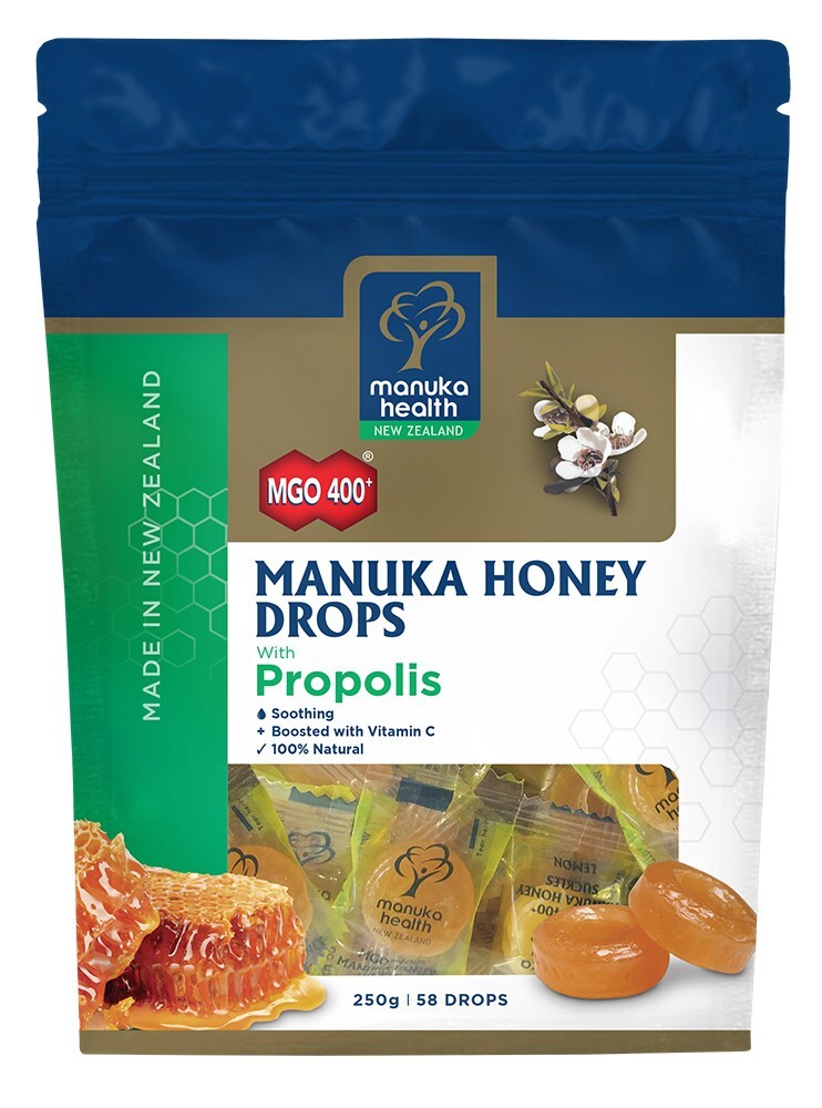 MANUKA HEALTH MGO 400+ Manuka Honey & Propolis Lozenges 250g