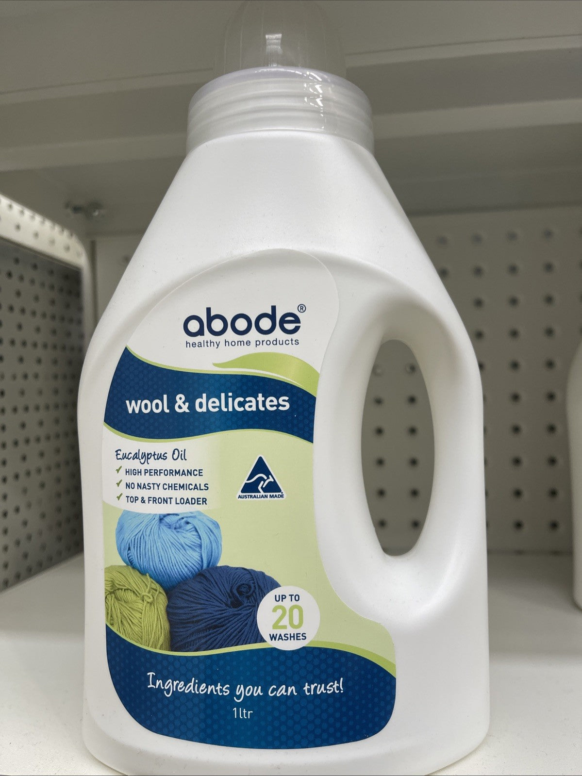 Abode Cleaning Products Abode Wool & Delicates (Front & Top Loader) Eucalyptu...