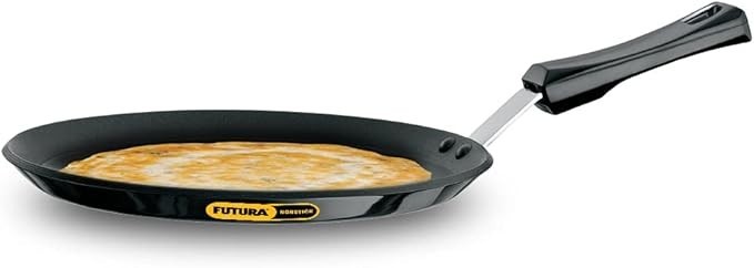 Hawkins Futura Non-Stick Flat Tava with Plastic Handle, 26 cm Diameter FREE SHIP