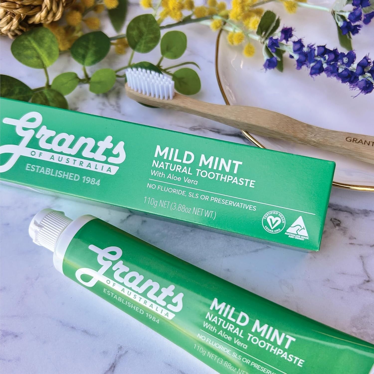 Grants Mild Mint Toothpaste, 110 g  Free Shipping