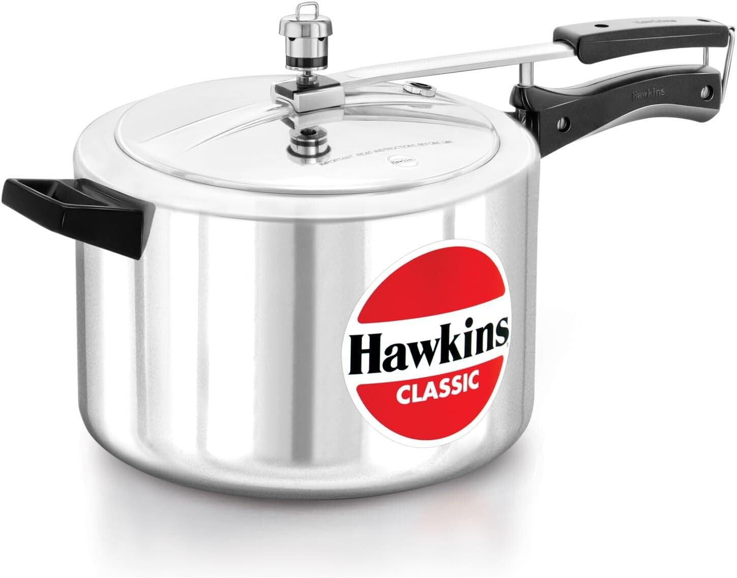 Hawkins Classic Pressure Cooker Jumbo, 8 Litre Capacity  Free Shipping