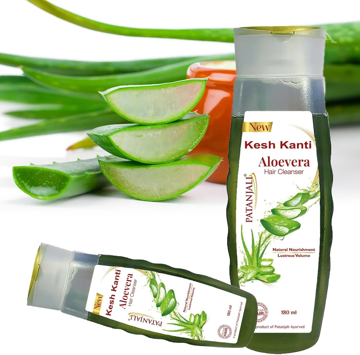 2 x Patanjali Kesh Kanti Aloe Vera Hair Cleanser 200ml (6.76 oz)  Free Shipping