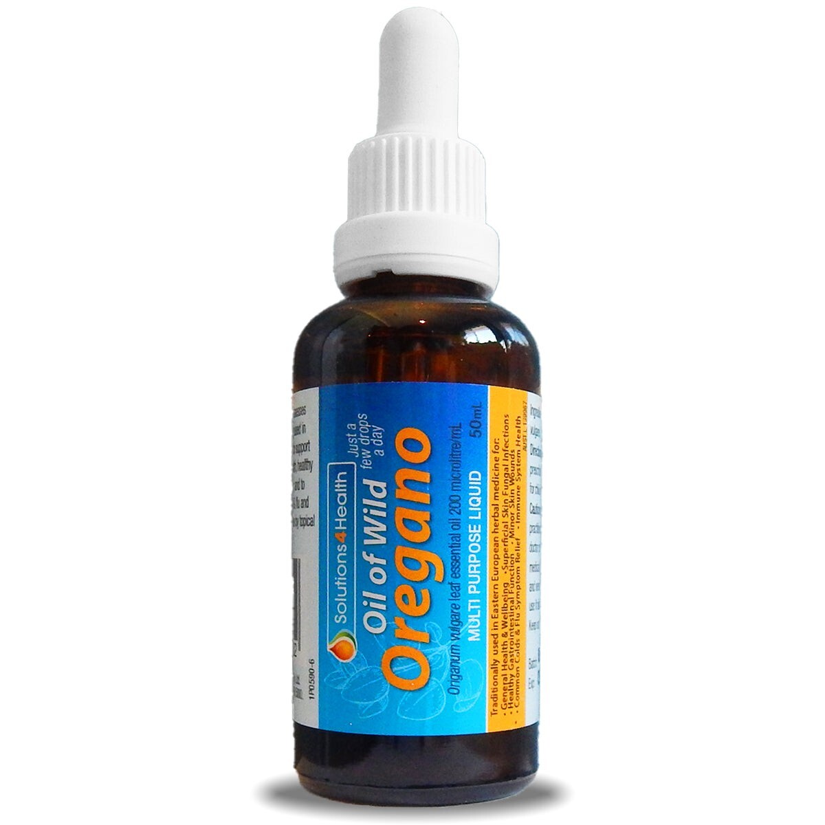 SOLUTIONS 4 HEALTH WILD OREGANO OIL 50ml - FREE SAME DAY SHIPPING