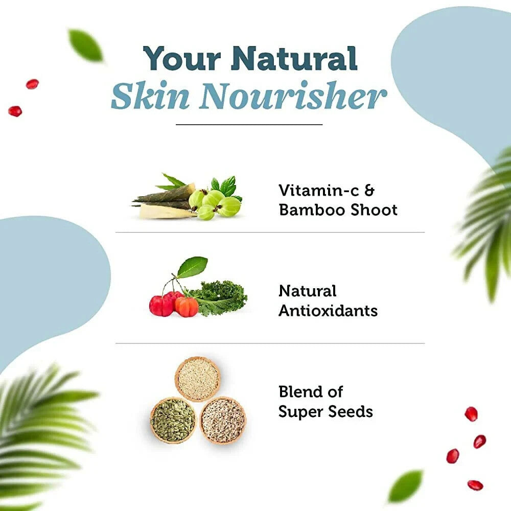 Neuherbs Skin Collagen Booster Powder-Mixed Fruit Flavor -210 gm  Free Shipping