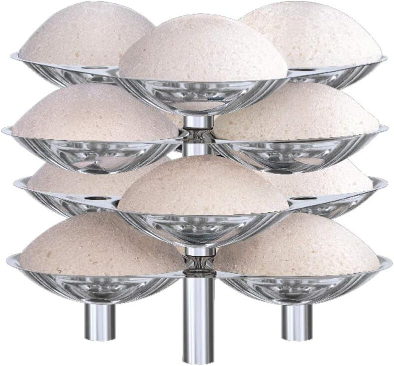 Hawkins 12 Idli Set for 5.0 Litre Pressure Cooker,Silver  Free Shipping