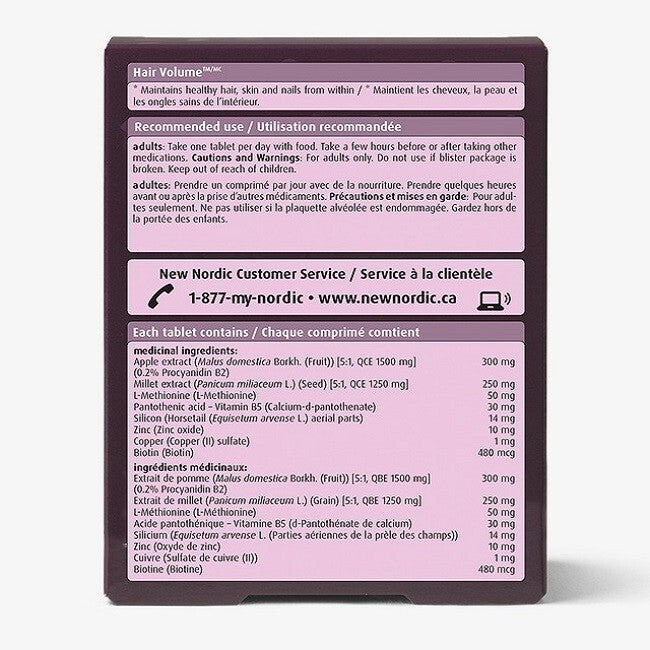 New Nordic Hair Volume 90 tablets - FREE SHIPPING