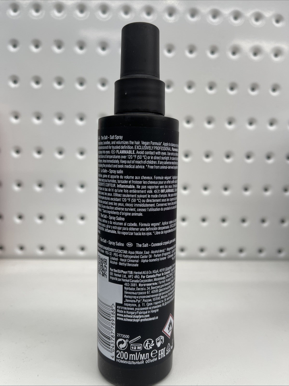 Schwarzkopf Professional Session Label The Salt - 200ml | AUS SELLER  Free Shipp
