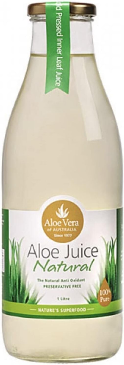 Aloe Vera of Australia Pure Natural Aloe Vera Juice, 1L  Free Shipping