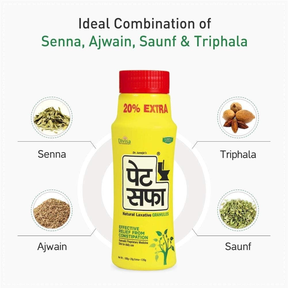 Bivisa Herbals Pet Safa Laxative Granules 120 g  Free Shipping