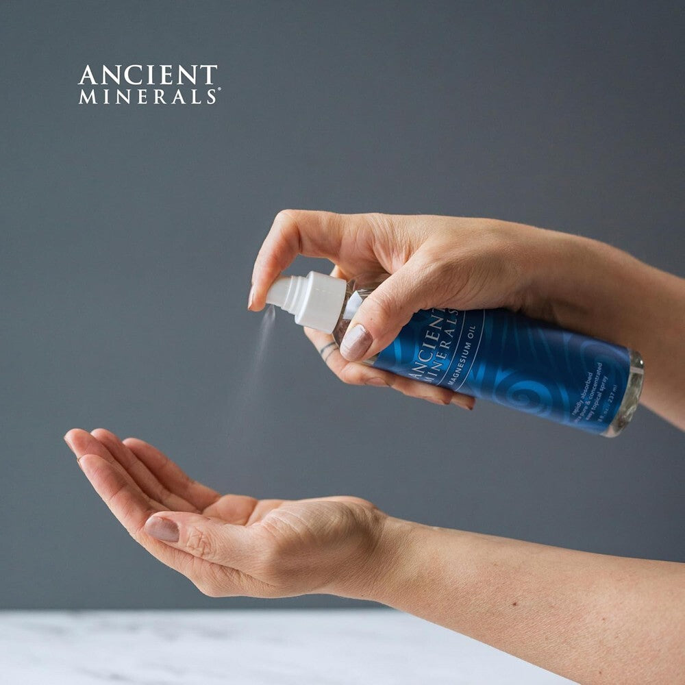 Ancient Minerals Magnesium Oil Ultra with Opti MSM Spray - 237 ml FREE SHIPPING