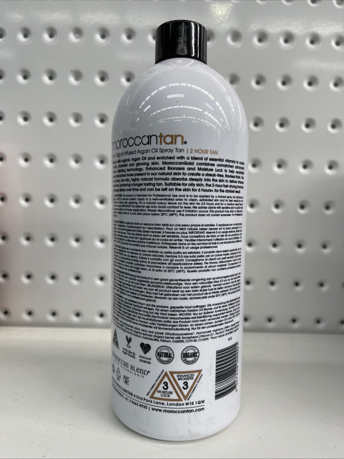 Moroccan Tan Professional Solution Gold 8% 1 Litre 1L Natural Golden Tan 