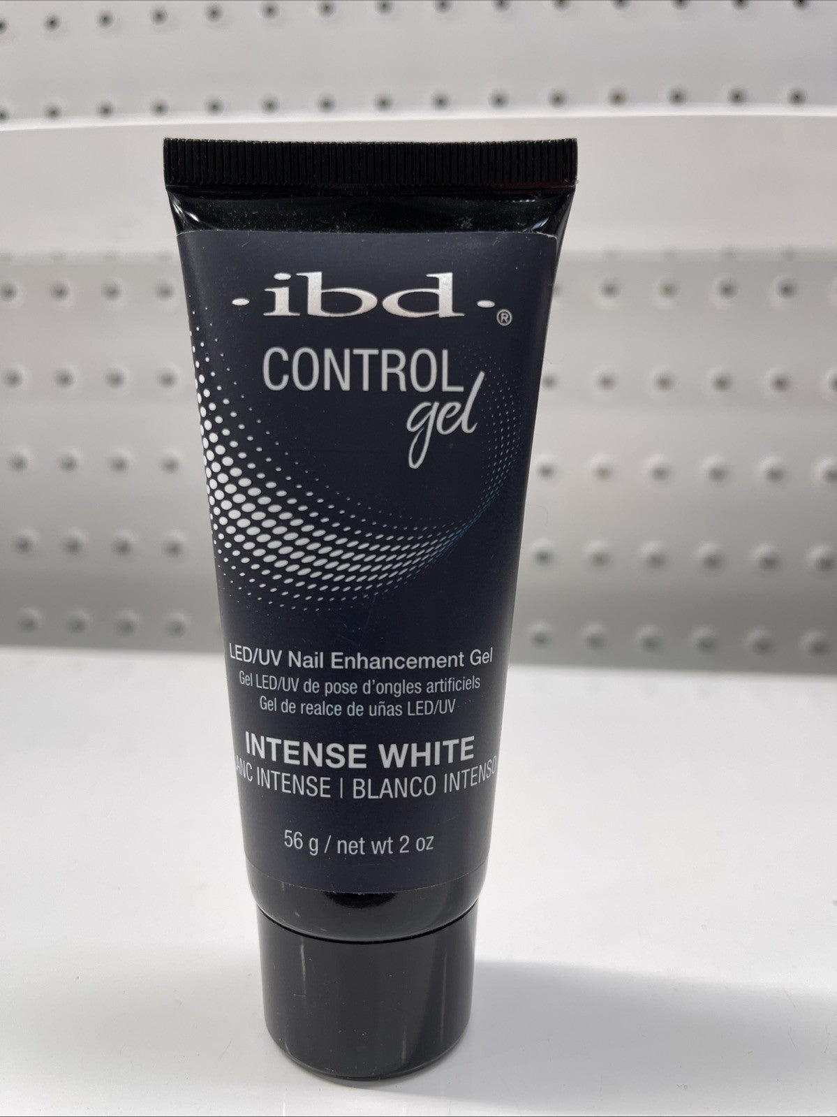 IBD Control Gel Acrylic Tap UV LED Poly Gel Nail Polish - Intense White 56g
