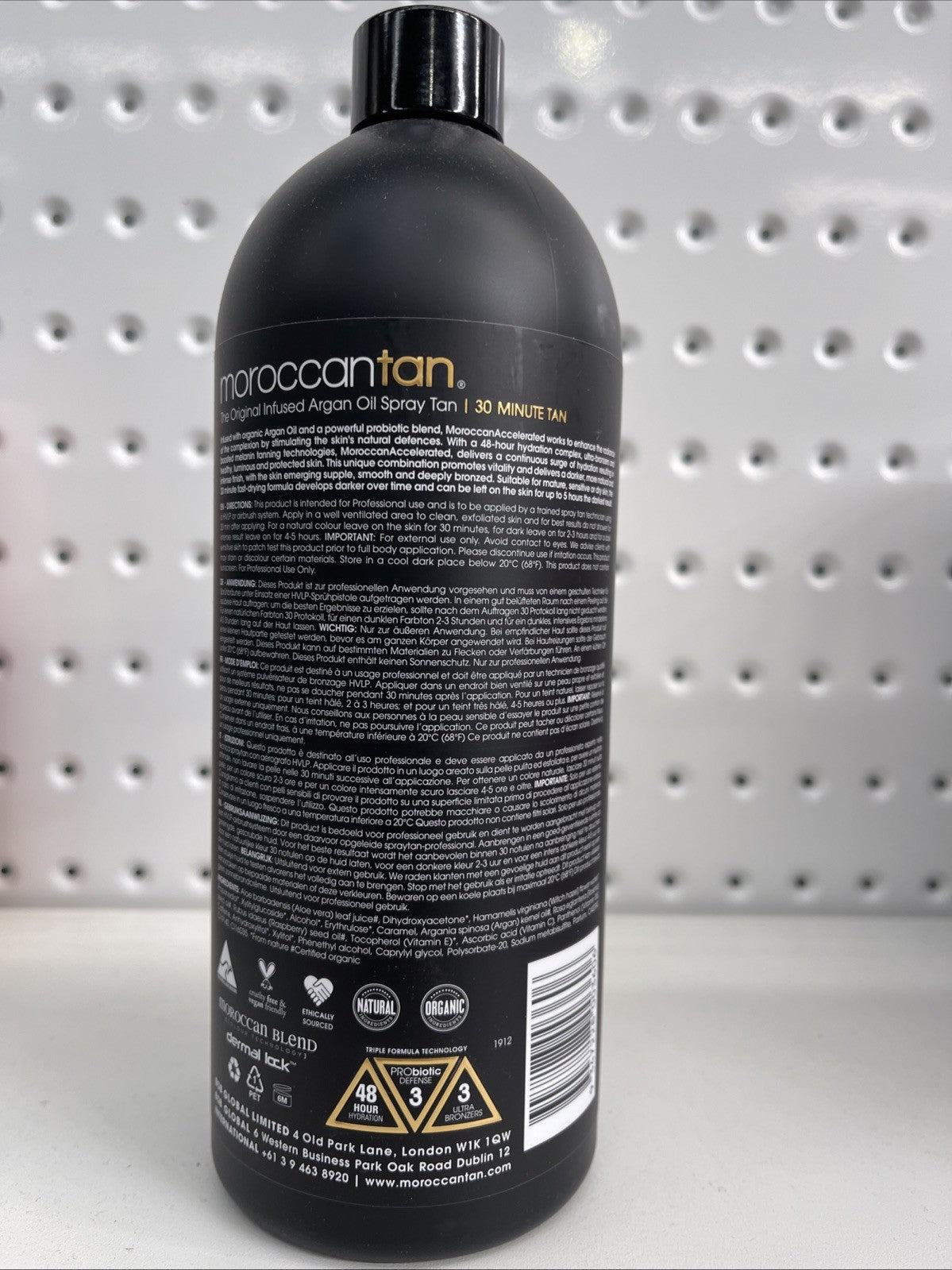 Moroccan Tan Accelerated 16% DHA 30 Minute Tan 1ltr  Free Shipping