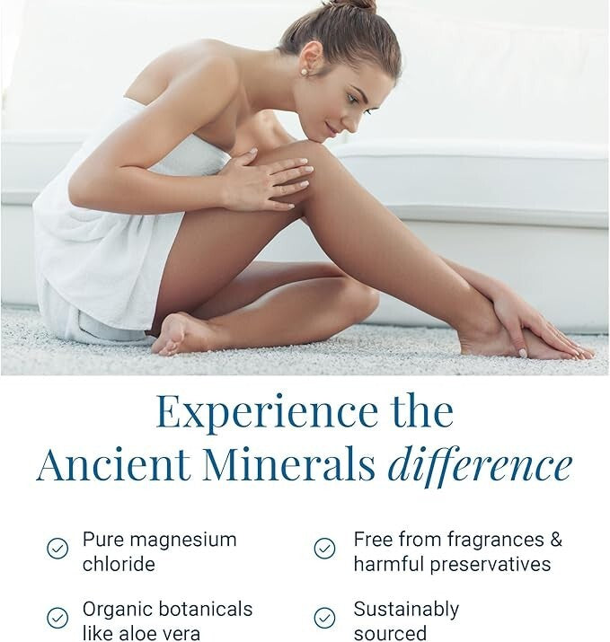 Ancient Minerals Magnesium Gel 237mL - FREE SHIPPING