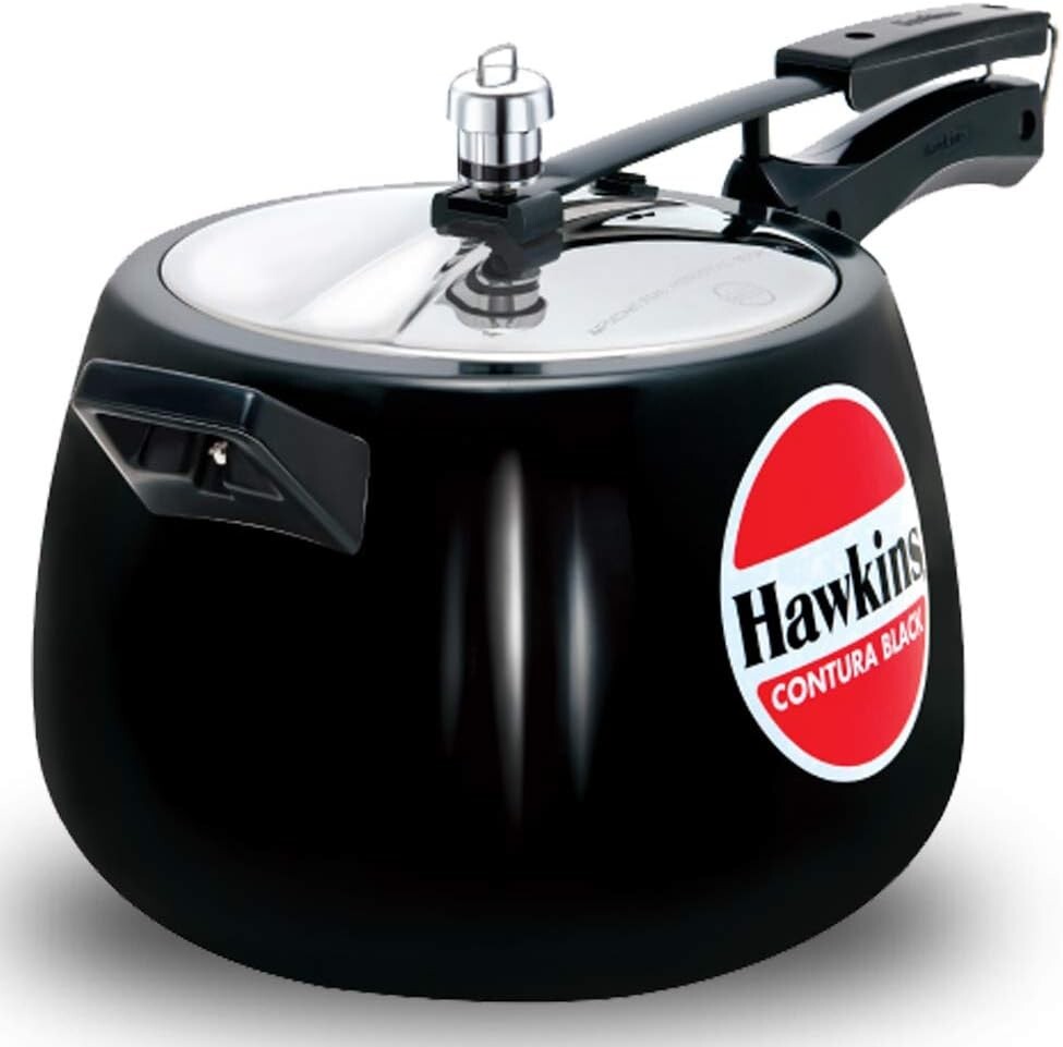 Hawkins Contura Hard Anodized Pressure Cooker, 6.5 Litres  Free Shipping