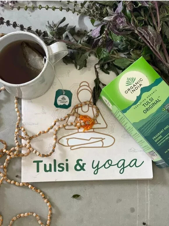 Pack of 5 - Organic India Tulsi Original - 25 Tea Bags  Free Shipping