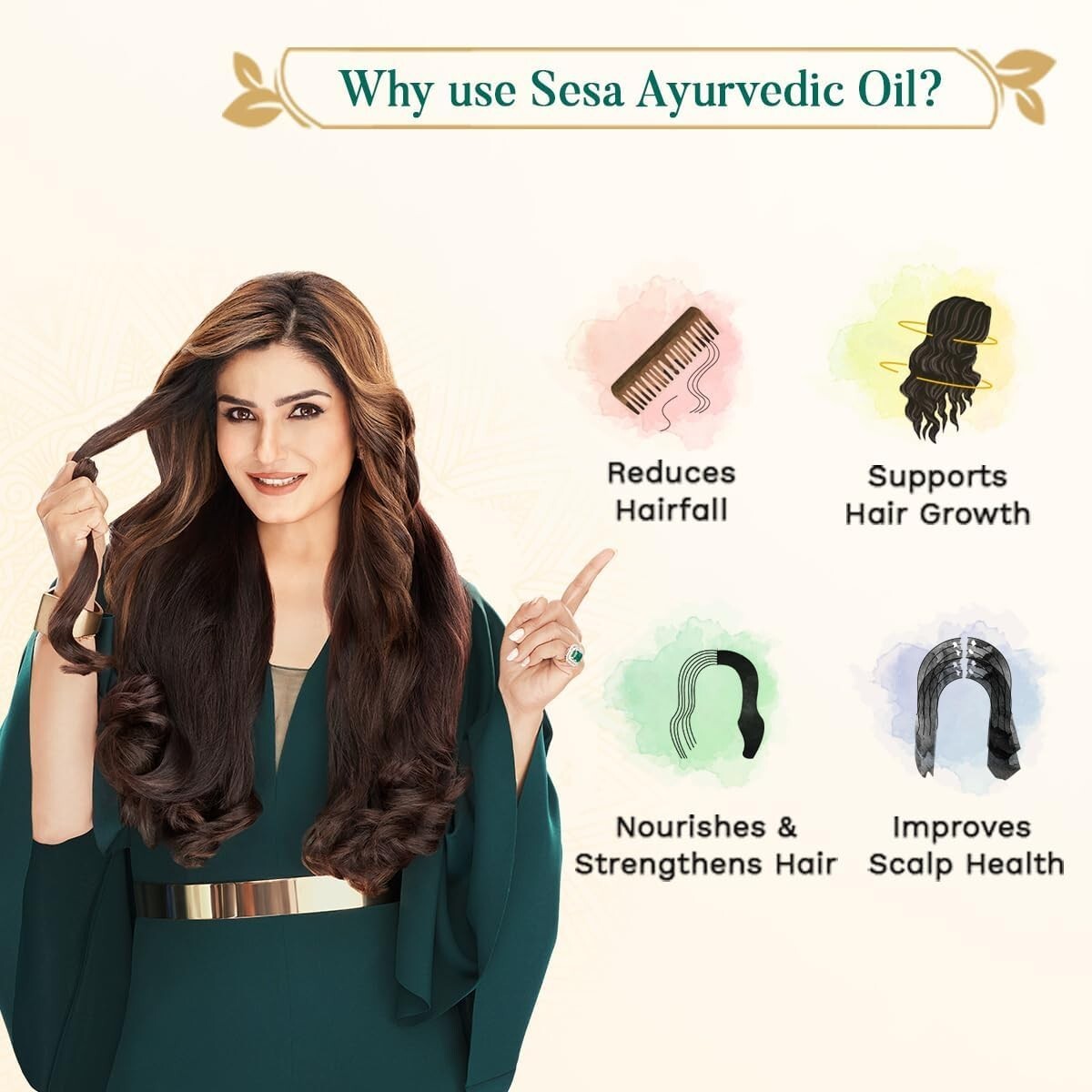 Sesa Ayurvedic Hair Oil 200ml, Prevents Hair Fall, Good for Hair Growth. 
