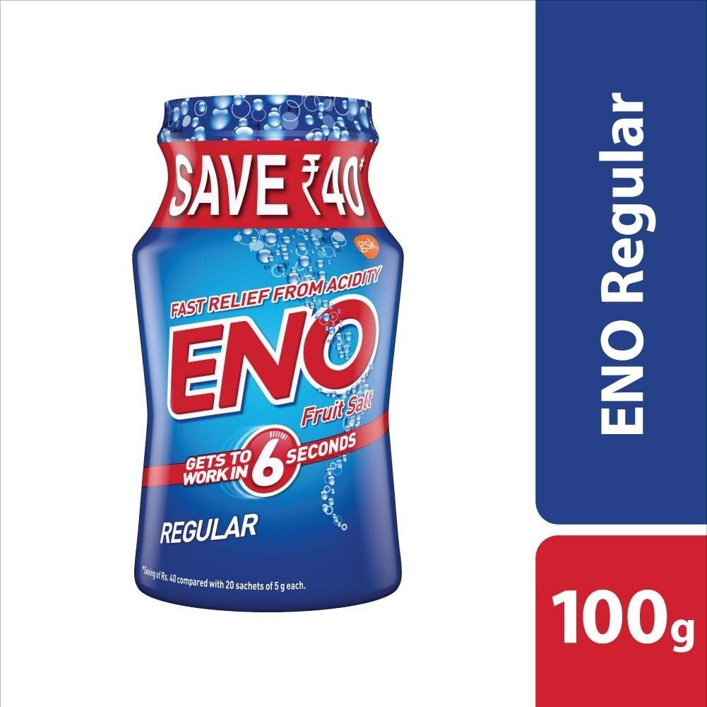 GSK Eno Regular, 100 grams  Free Shipping