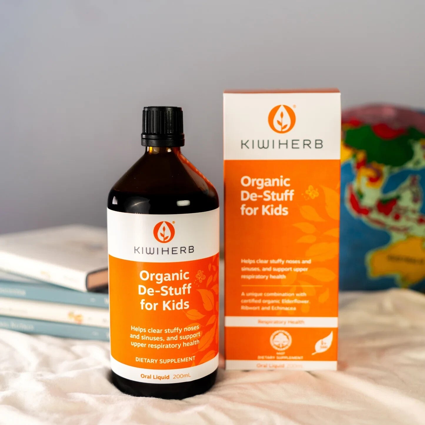 KiwiHerb Organic De-Stuff for Kids 50mL Nasal Sinus Support  Free Shipping