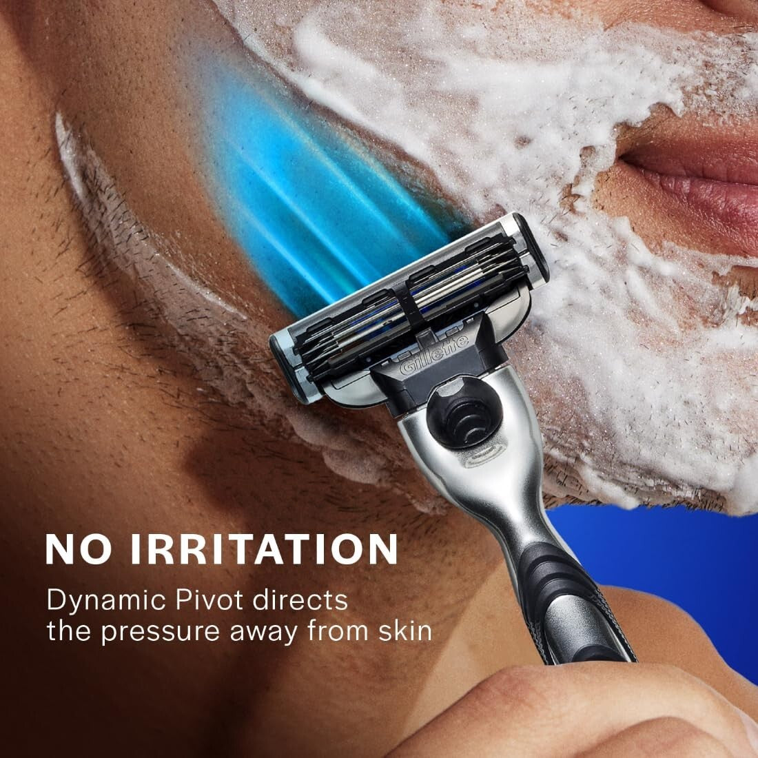 Gillette Mach 3 Manual Shaving Razor Blades - 4S Pack (Cartridge), Men 