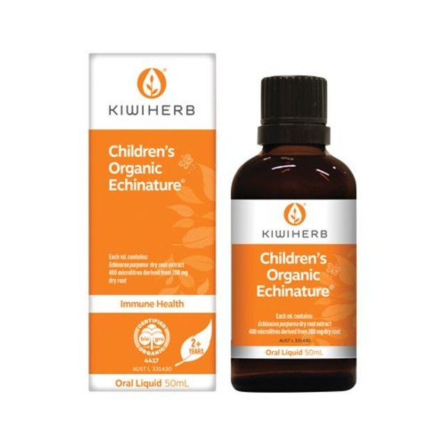 Kiwiherb Children's Organic Echinature 50ml  Free Shipping
