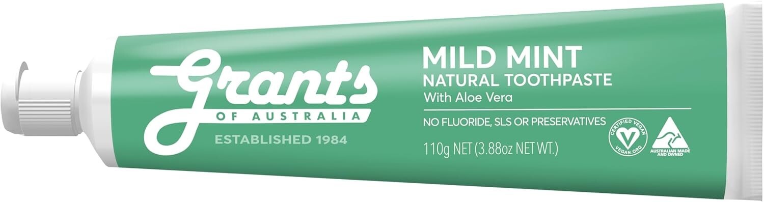 Grants Mild Mint Toothpaste, 110 g  Free Shipping