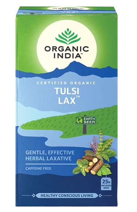 Organic India Tulsi LAX 25 Teabags  Free Shipping