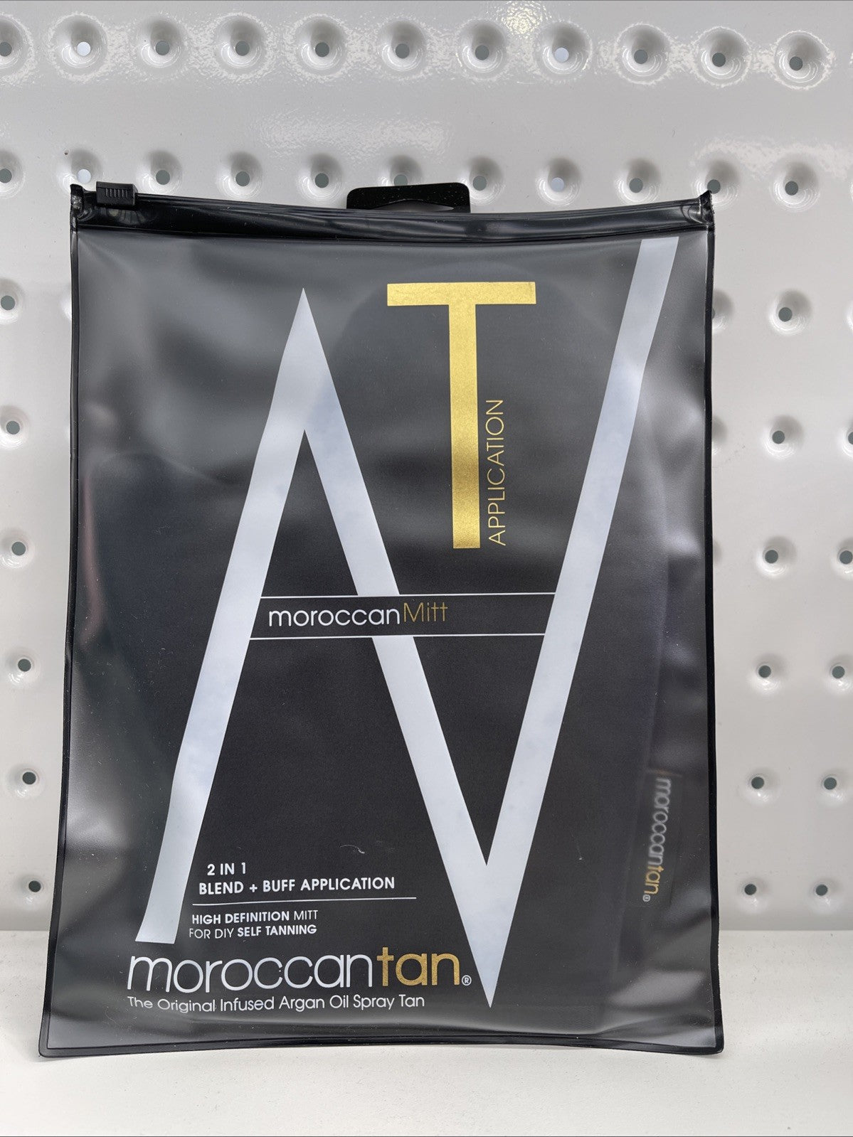 Moroccan Tan 2 in 1 Blend & Buff Mitt Tanning Application Finish Reusable 