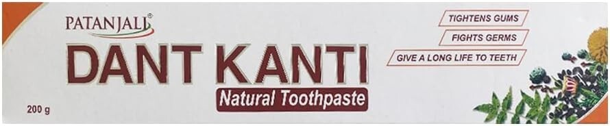 Patanjali Dant Kanti Toothpaste(Pack of 5) by Patanjali  Free Shipping