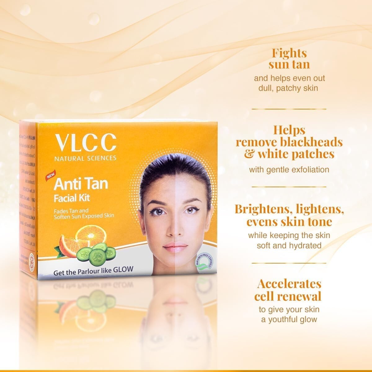 VLCC Natural Sciences Anti Tan Facial Kit  Free Shipping