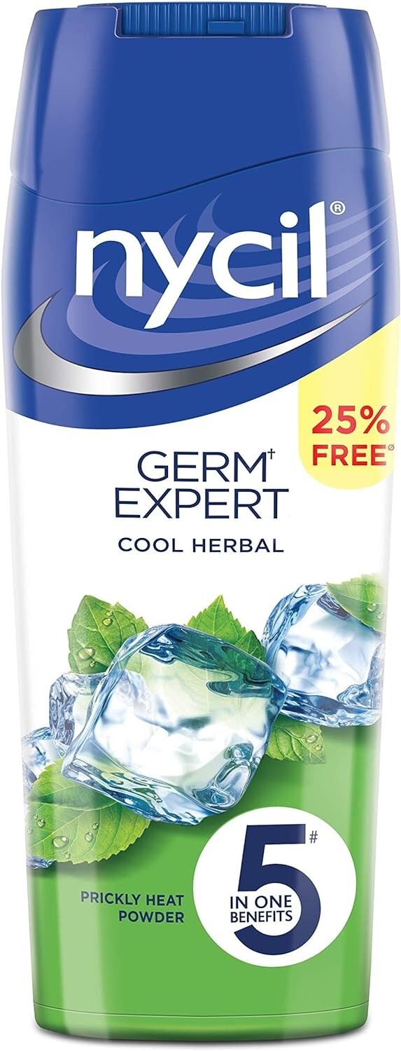 Nycil Cool Herbal with Neem & Pudina Prickly Heat Powder 150 gm  Free Shipping