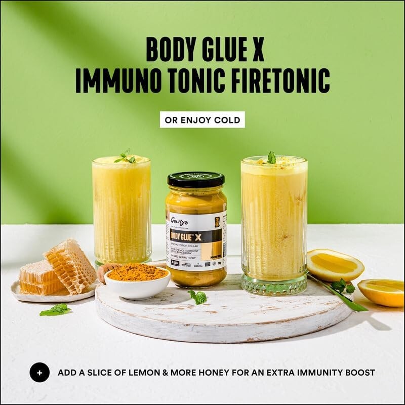 Gevity Rx Bone Broth Body Glue X Immuno Tonic G/F 390 G  Free Shipping